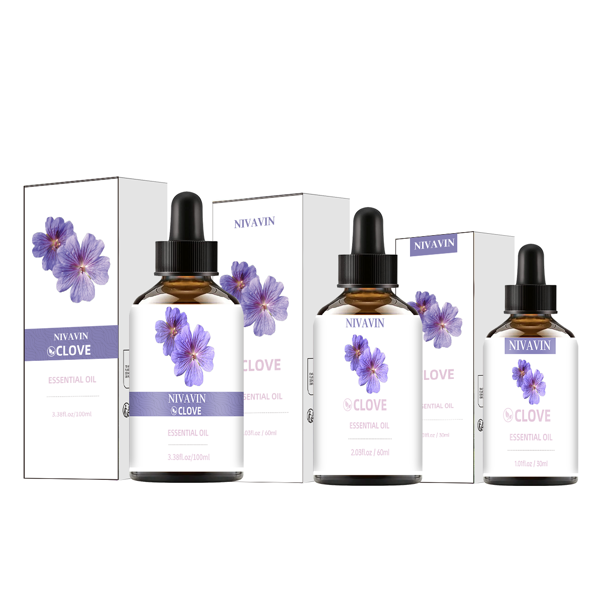 Home Fragrance Units - NIVAVIN 30ml/60ml/00ml クローブ精油、天然抽出、長時間持続する香り、様々な家庭環境に適しています。