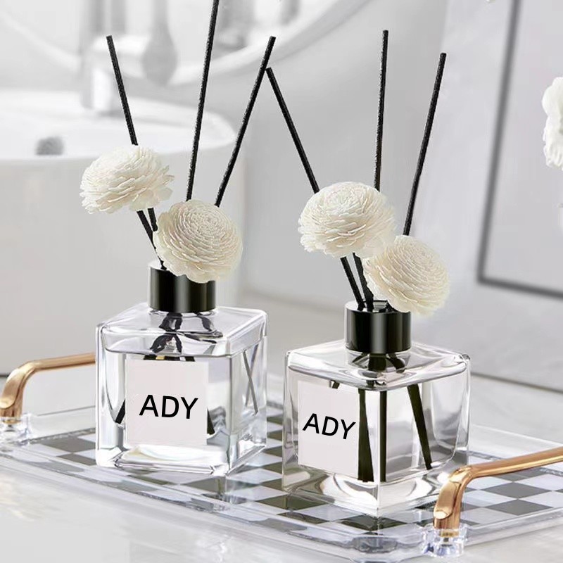 Home Fragrance Hotel - 50ml アロマリードディフューザーオイル 家庭用 車用 芳香剤 部屋の消臭剤