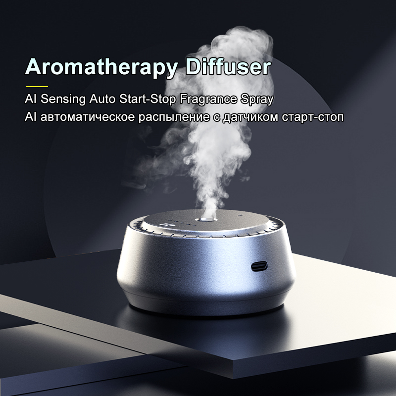 Home Fragrance Use - スマートアロマディフューザー AI自動感知 スタート/ストップスプレー 素早い消臭 長時間持続する香り 家庭用