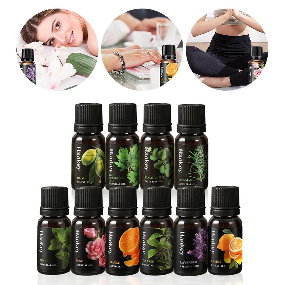 Home Fragrance Aroma Set - 10 ミリリットル天然植物エッセンシャル オイル セット アロマセラピー ディフューザー
