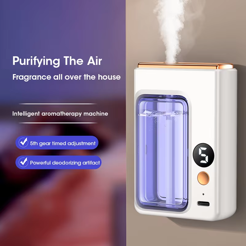 Home Fragrance Hotel - 40ML 自動ホームフレグランスマシン エッセンシャルオイルディフューザー ネブライザー 香水香りマシン キッチンとトイレの消臭に