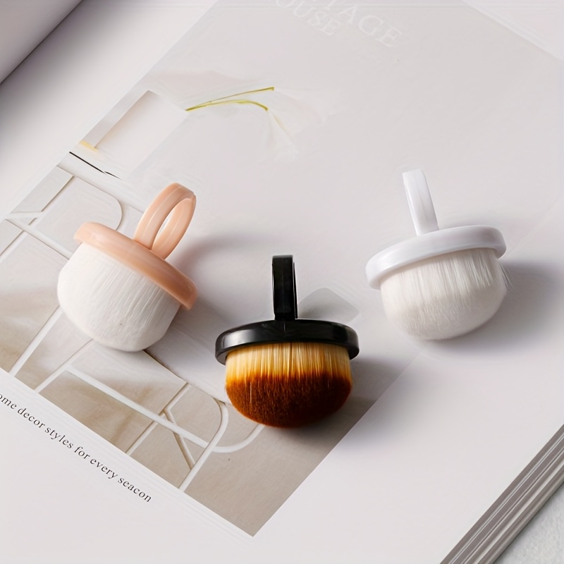 Home Fragrance Use - ソフトな短い柄のネイルリングブラシ、優しいネイルダスト除去剤、無香料の柔らかい毛のマニキュアブラシ、サロン＆家庭用