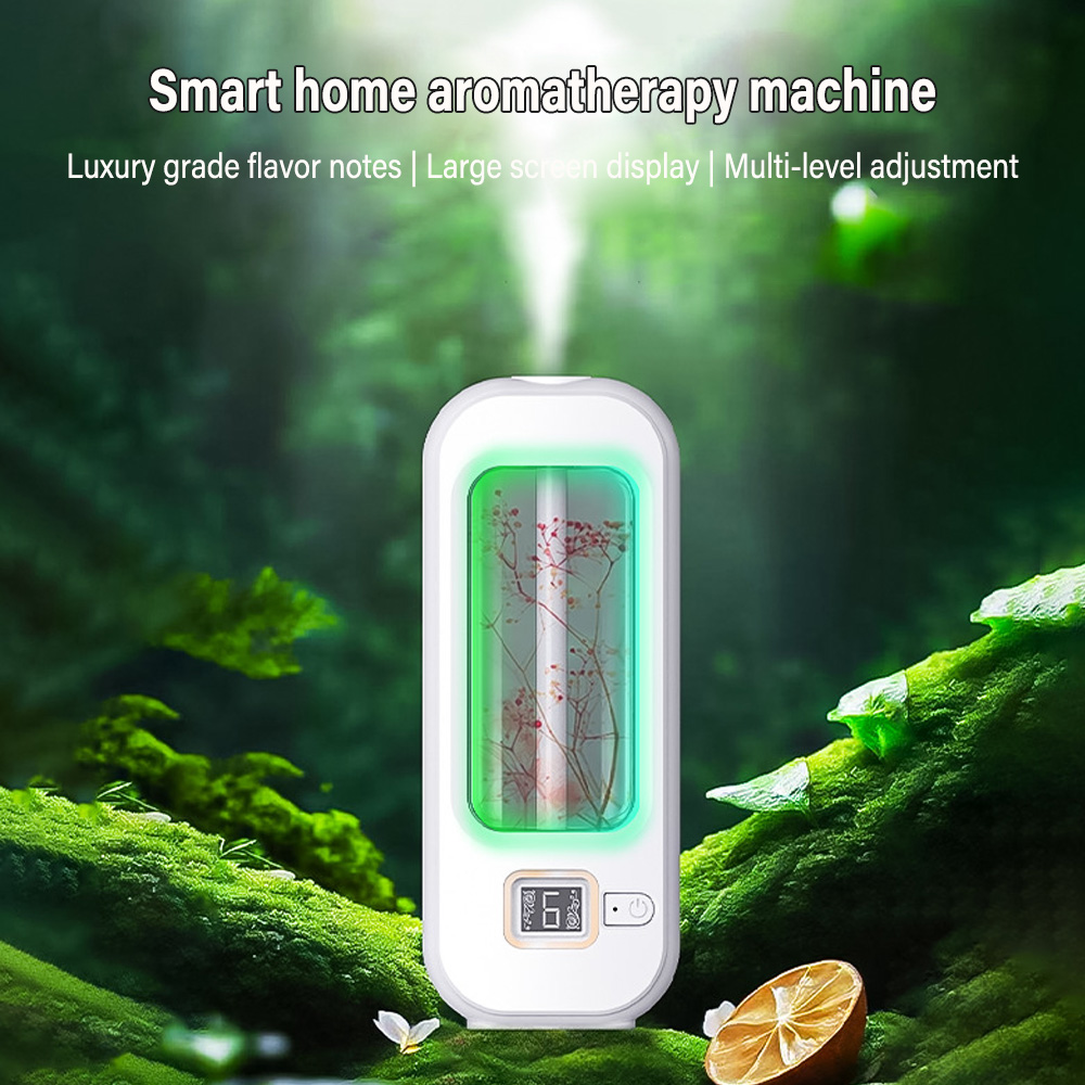 Home Fragrance Hotel - アロマセラピーマシン自動ホームフレグランスマシンエッセンシャルオイルディフューザーネブライザーキッチンとトイレの消臭用