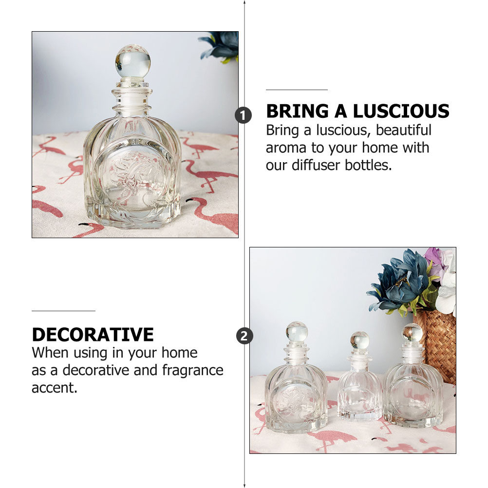 5 セットのフレグランスボトル透明フレンチスタイル香水ディフ - Home Fragrance Bottle のレビューと価格