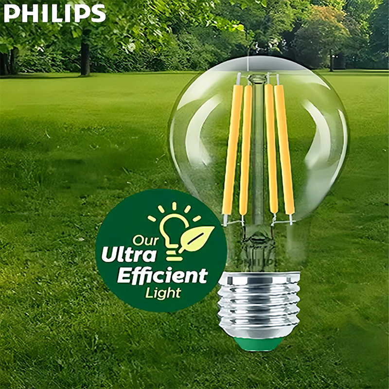 フィリップス超高効率LEDフィラメント電球 クリアA60 E - Philips Bulb Led Classic のレビューと価格