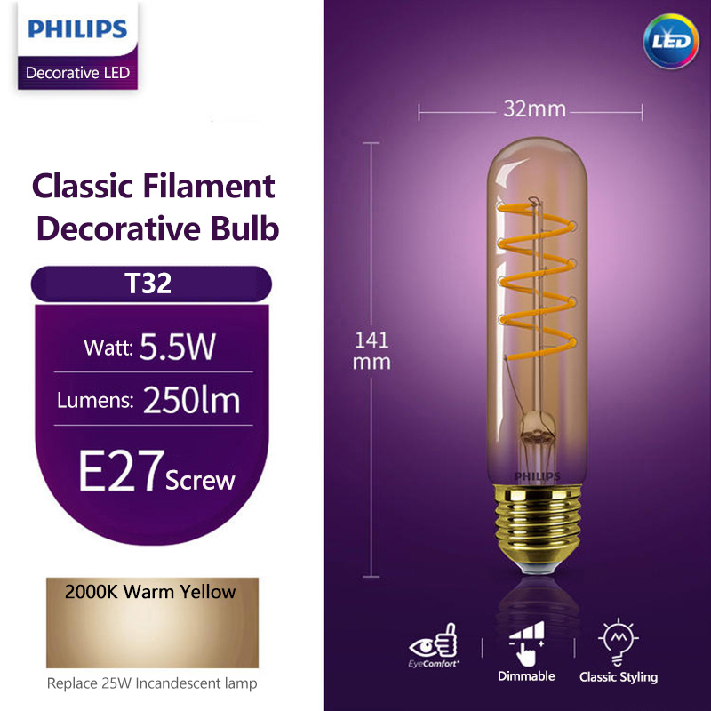 フィリップス LED装飾電球 ST64 T32 G93 E2 - Philips Bulb Led Classic のレビューと価格