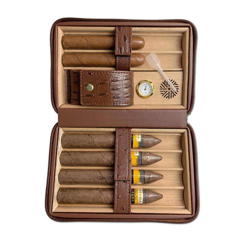 杉材葉巻ヒュミドールボックス、加湿器と湿度計付き、葉巻加湿器 - Home Fragrance Maple Walnut のレビューと価格