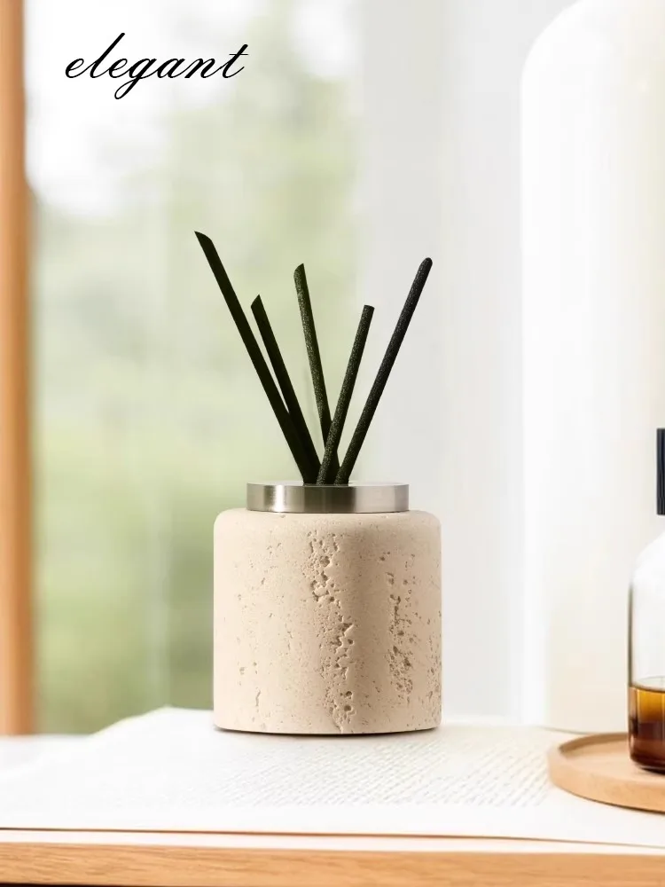 天然大理石アロマディフューザーボトル、エッセンシャルオイルリ - Home Fragrance Aroma Set のレビューと価格