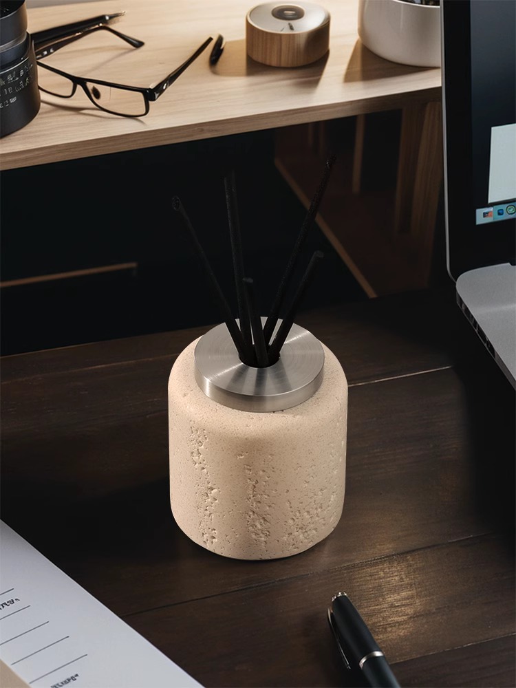 天然大理石アロマディフューザーボトル、エッセンシャルオイルリ - Home Fragrance Aroma Set のレビューと価格
