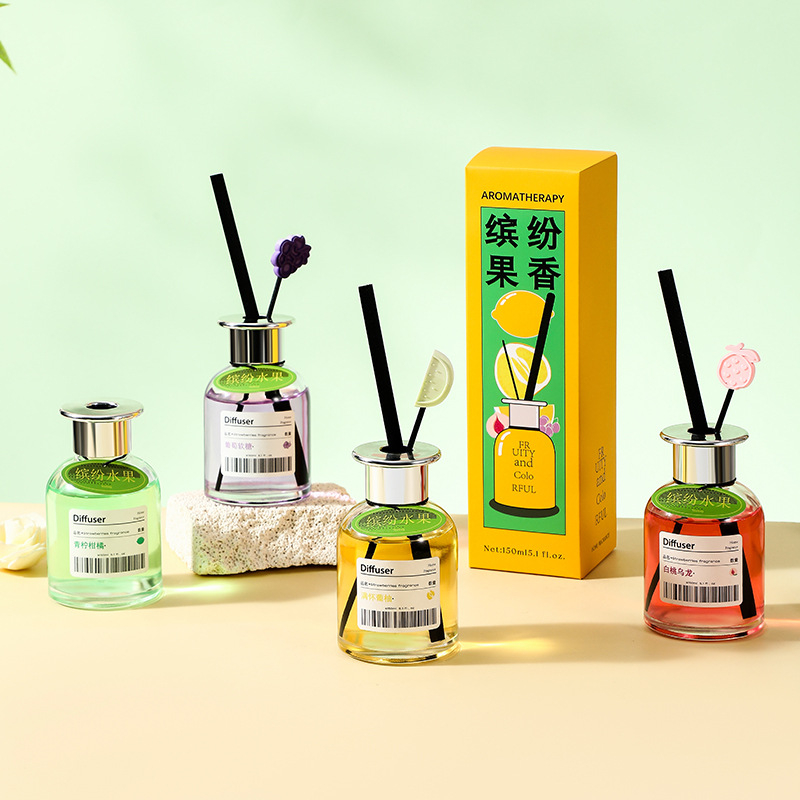 150ml フルーツの香りのリードディフューザーセット ドー - Home Fragrance Aroma Set のレビューと価格