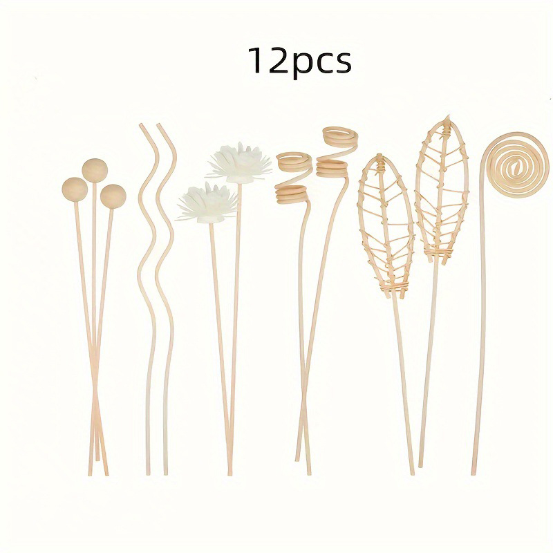 12 ピース/セットアロマディフューザーロータスシリーズフラ - Home Fragrance Aroma Set のレビューと価格