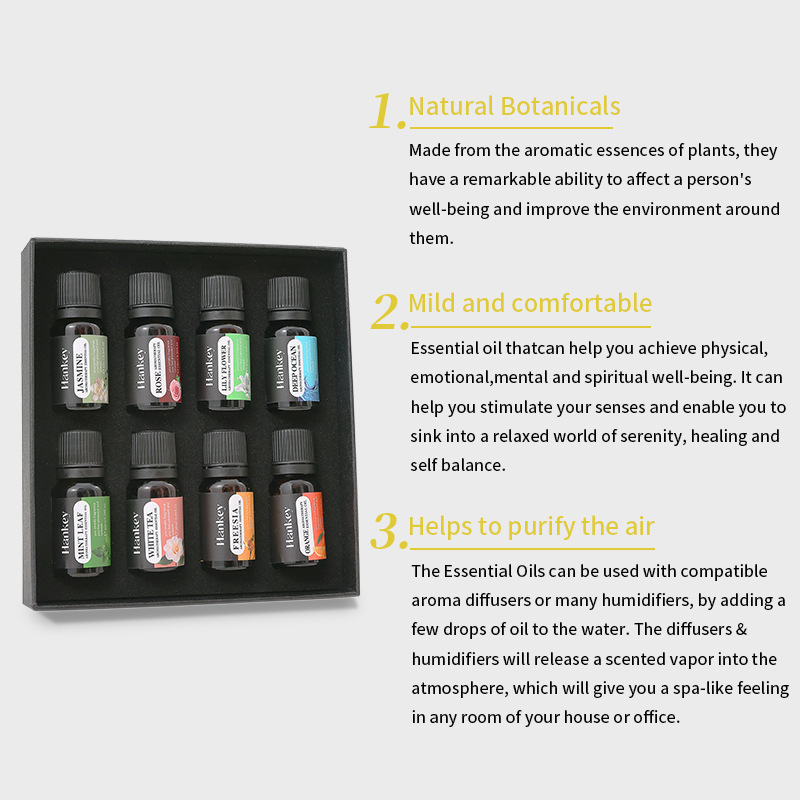 YXY 8*10 ミリリットルオレンジジャスミンローズ純粋な - Home Fragrance Aroma Set のレビューと価格
