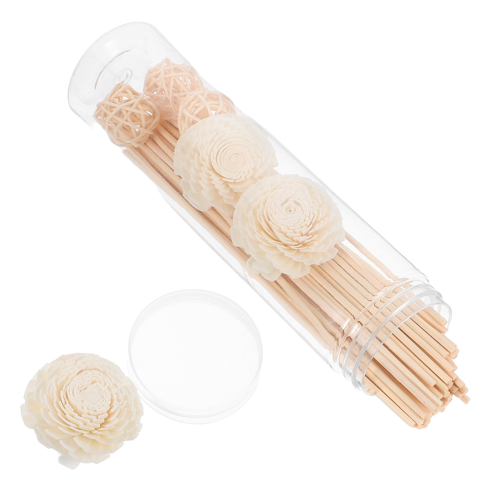 アロマディフューザースティックセット 天然ラタン製フレグラン - Home Fragrance Aroma Set のレビューと価格