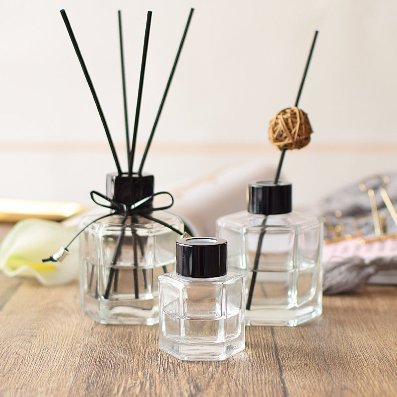 5個50/100/150/200ミリリットルの透明ガラスボト - Home Fragrance Bottle のレビューと価格