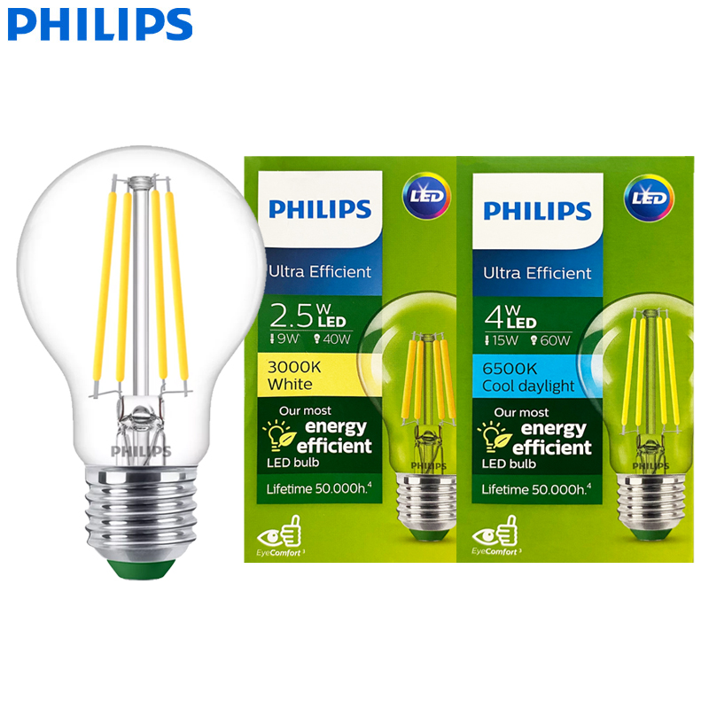 フィリップス 超高効率LEDフィラメント電球 クリア A60 - Philips Bulb Led Classic のレビューと価格