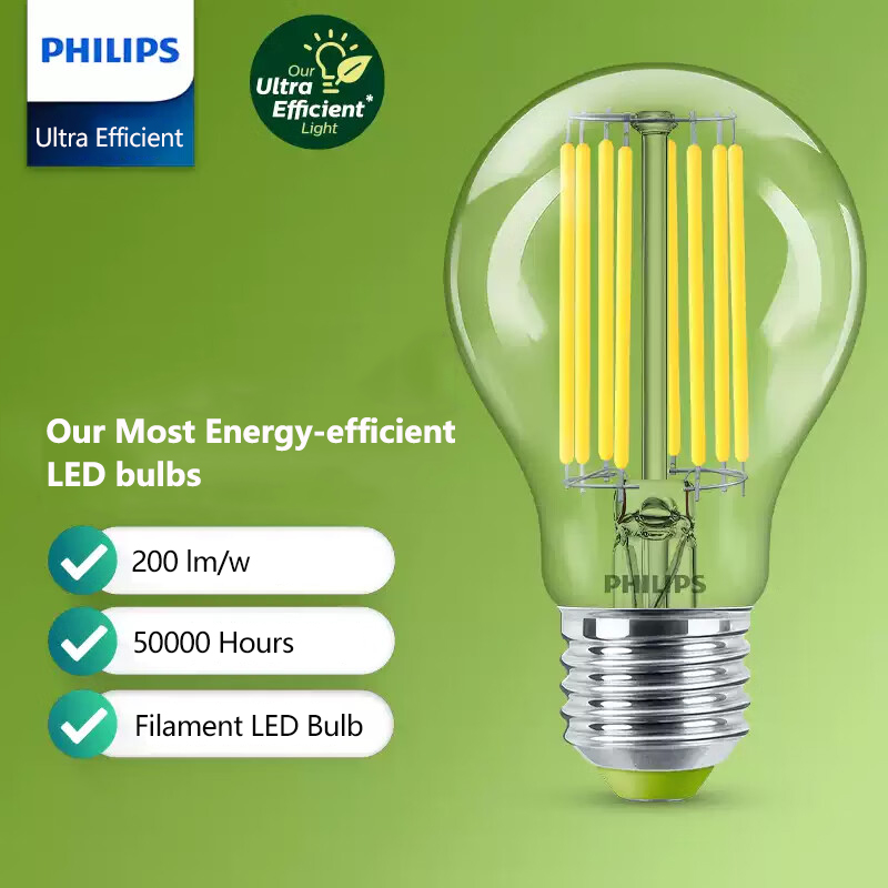 フィリップス 超高効率LEDフィラメント電球 クリア A60 - Philips Bulb Led Classic のレビューと価格