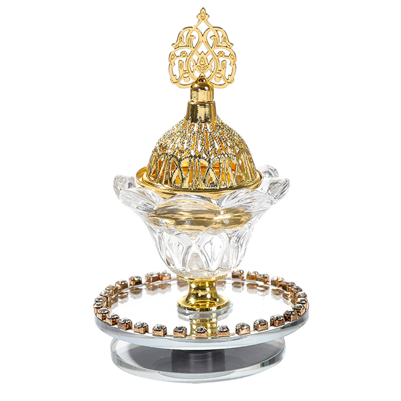 1pc ガラス香炉セットデスクトップ飾りポータブルクリエイテ - Home Fragrance Aroma Set のレビューと価格